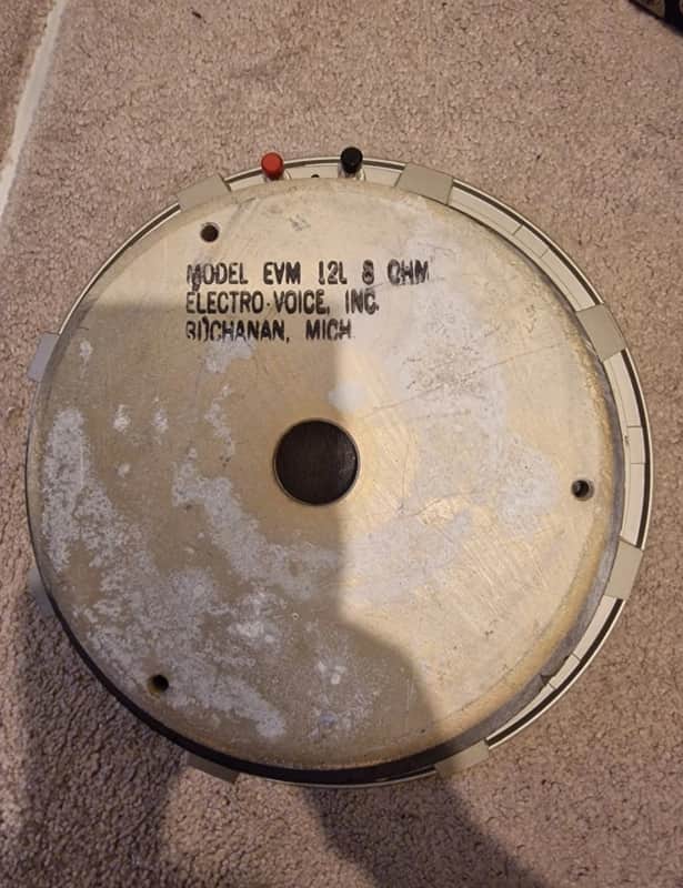 Electro-Voice EVM12L 12" 8 Ohm 200w Speaker Grey image 1