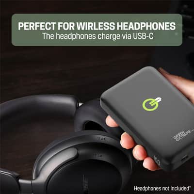 Sony WH-CH720N Noise Canceling Wireless Headphones Bluetooth Over The Ear Headset with Microphone and Alexa Built-in, Black With Green Extreme Portable Wireless Charger image 15