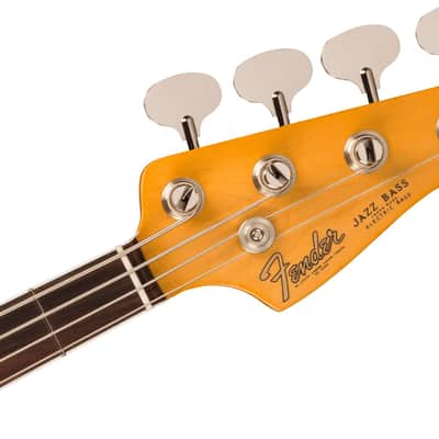 Fender American Vintage II 1966 Jazz Electric Bass Rosewood Fingerboard, 3-Color Sunburst image 14