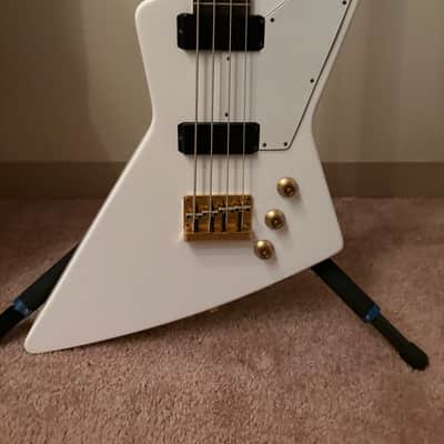 Epiphone Korina Explorer Bass 2008 - 2017 - Alpine White image 1