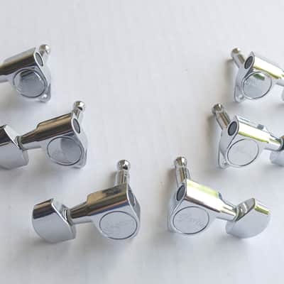 Martin USA 3x3 Chrome Sealed Guitar Tuners Complete Set MINT image 1