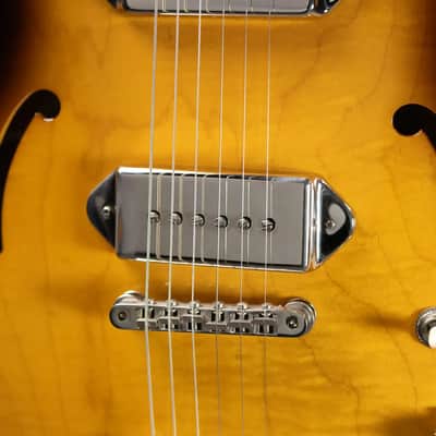 Epiphone Elitist 1965 Casino Hollow Body Electric Guitar - Vintage Sunburst with Hardshell Case - Used image 11