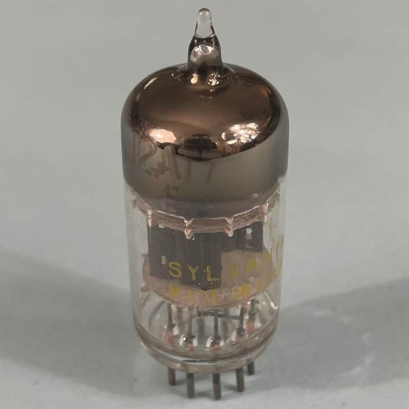Vintage Sylvania 12AT7 ECC81 Made In USA Preamp Tube!Tests Strong/Balanced! T59 image 1