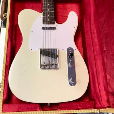 Fender Jimmy Page Signature Telecaster Journeyman Relic®, Rosewood Fingerboard, White Blonde with Case image 1