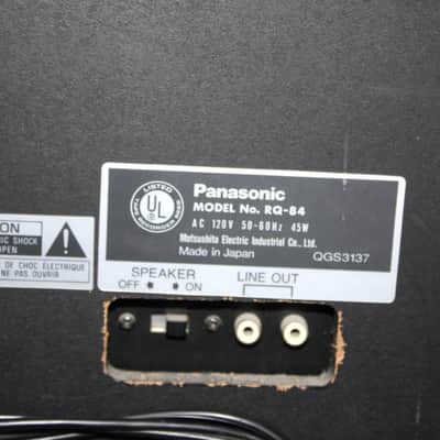 Vintage 70’s Panasonic RQ-84 Karaoke 8 Track & Cassette Tape Player TESTED!!! image 16
