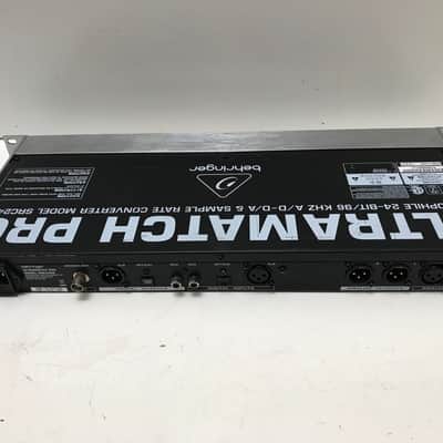 Behringer Ultramatch Pro SRC2496 AD/DA and Sample Rate Converter 2010s - Standard image 2