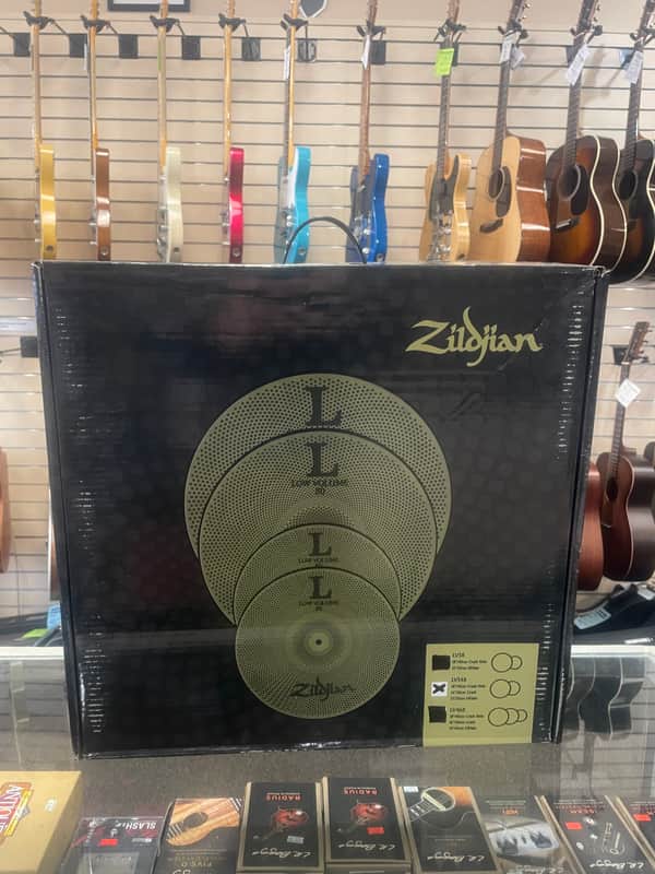 Zildjian LV348 L80 Low Volume Box Set 13/14/18" Cymbal Pack 2015 - Present - Buffed Bronze image 1