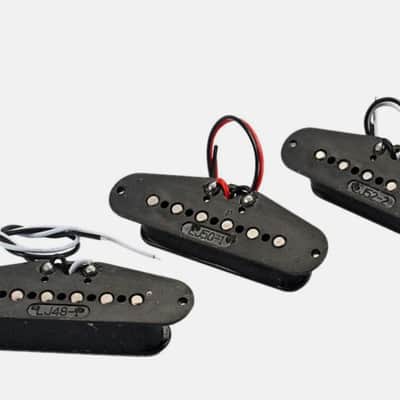 set of hot alnico 5 single coil pickup set for Strats black color Hot Pickups image 4