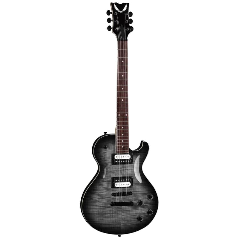 Dean Thoroughbred X Flame Maple Charcoal Burst Electric Guitars image 1
