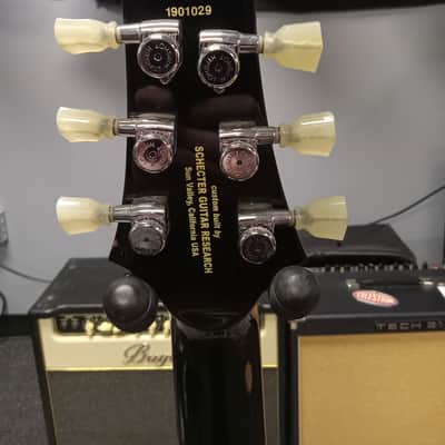 Schecter PT Elite USA Custom Shop Electric Guitar - Vintage Burst image 5