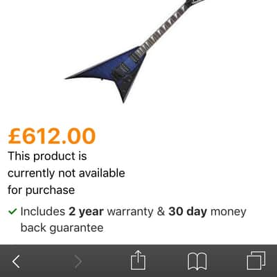 Jackson Rhoads RR3 2010ish Transparent blue image 11