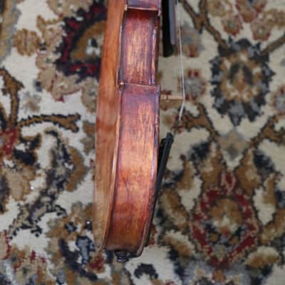 Vintage Czech Full Sized Violin with Bow and Case image 5