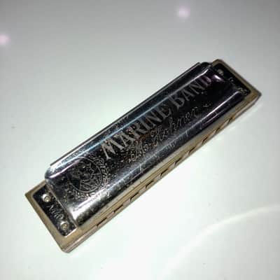 Vintage Pre-War Hohner Marine Band 1896 Harmonica, Star of David, Made in Germany- Key of F image 4