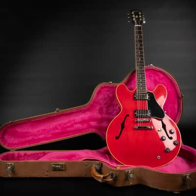 1990 Gibson ES-335 Dot Reissue - Cherry | Vintage USA Post Norlin Era Semi-Hollow Bill Lawrence Humbucker | OHSC image 1