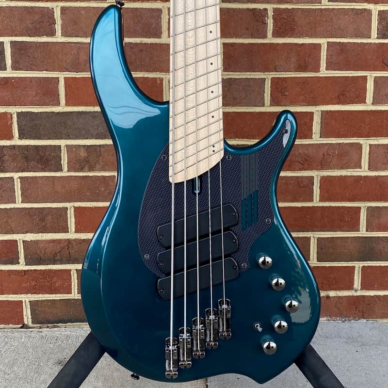 *IN STOCK* Dingwall NG3 5-String, Gloss Black Forest Green, Dingwall Gig Bag image 1