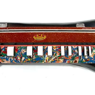 Awesomesauceguitars electric taishogoto benjo handmade out of vintage parts electrified experimental music instrument The buzz of bees 2026 - Sunburst image 2