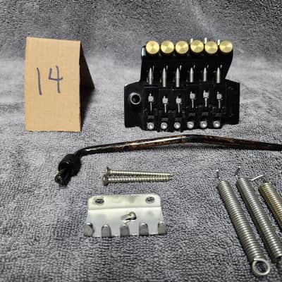 Jackson JT-580 Licensed Floyd Rose Tremolo -Black w/ Brass & Stainless Steel Upgrades image 2