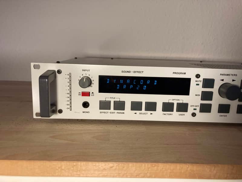 激レア！DYNACORD DRP20 ビンテージリバーブ reverb Dynacord DRP-20 Amazing 1988 Digital Reverb Processor with
