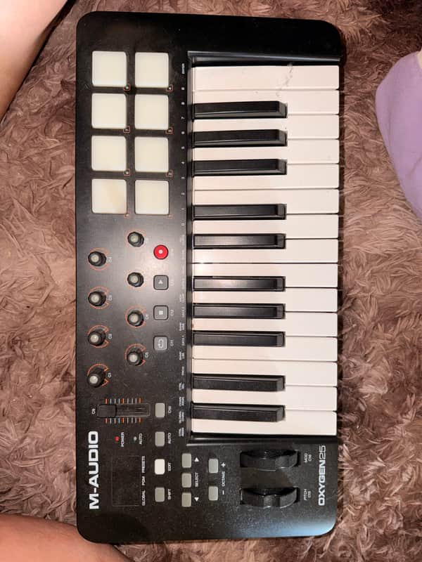 M-Audio Oxygen Pro Mini 32-Key MIDI Keyboard Controller 2020 - Present - Black image 1