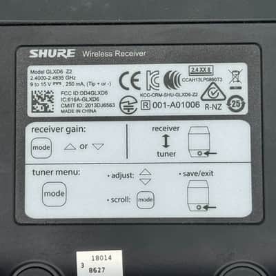 Shure GLXD6 Instrument Wireless image 2