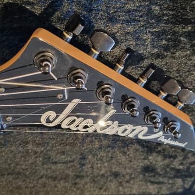 Jackson RR3 1996 Made in Japan - Transparent Blue w/Bare Knuckle Warpigs + Case image 3