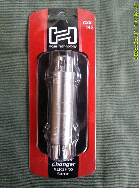 Hosa GXX145 GXX-145 XLR Female Coupler 2010s - Standard image 1