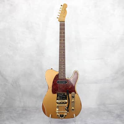 Fender Custom Shop Limited Edition Bow Tie Telecaster 2026 Aged Firemist Gold image 2