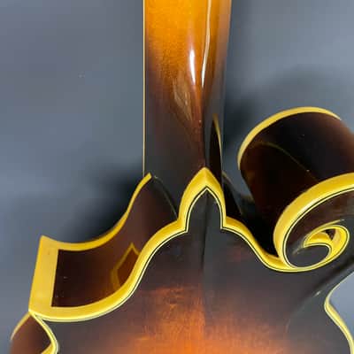 Vintage 1980 Shiro F-Style Mandolin MIJ Sunburst w/ Hard Case image 8