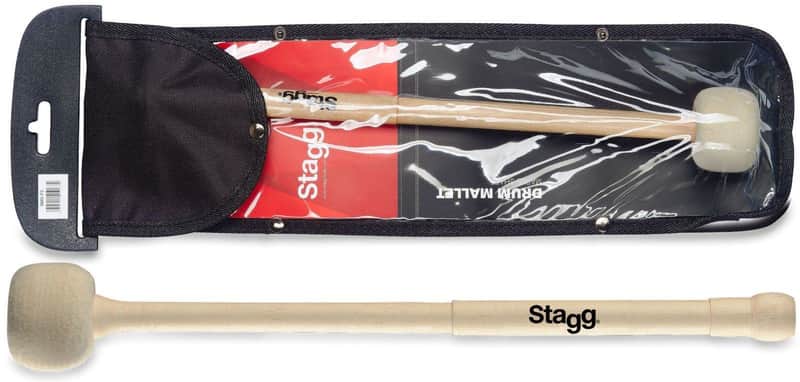 Stagg Model SMD-F2 Maple Single Marching / Orchestral Drum Mallet - Medium image 1