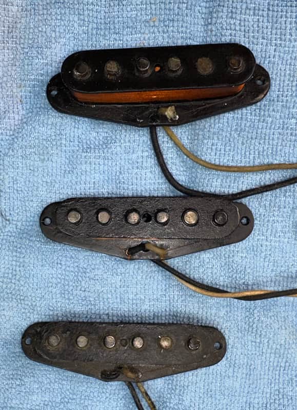 Vintage Original Fender 1954 Stratocaster Pickups image 1
