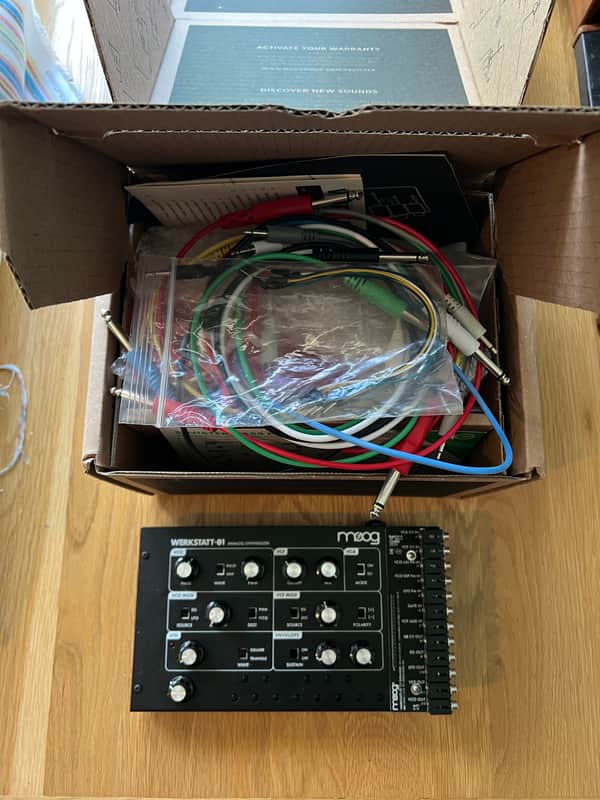 Moog Werkstatt-Ø1 Analog Synthesizer Kit 2020 - Present - Black image 1
