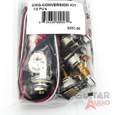 EMG 1 or 2 Pickups SHORT SHAFT Conversion Wiring Kit, (3250.00)
