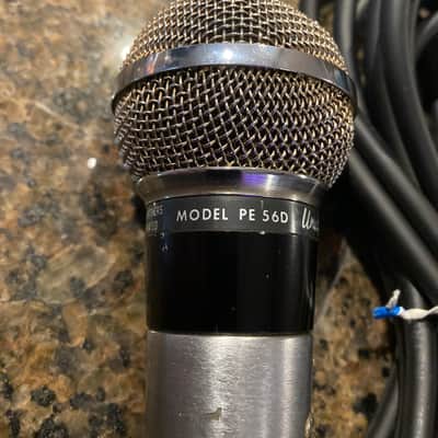Vintage Shure PE56D Unisphere 1 High Impedance Microphone w/ Cable/Cord. Made in USA image 3
