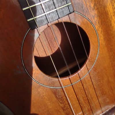 Harmony Baritone ukele 1950's - Mahogany natural image 15