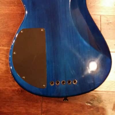 Peavey Millenium 5 String Bass 2000 Blue Burst image 6