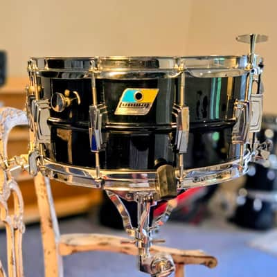 Ludwig Black Beauty 6.5x14" 10-Lug Classic '78/'79 Snare Drum Black image 2
