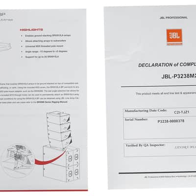 4 JBL SRX910LA Dual 10" Line Array Column Speakers+Transporter+Covers+Base Plate image 15