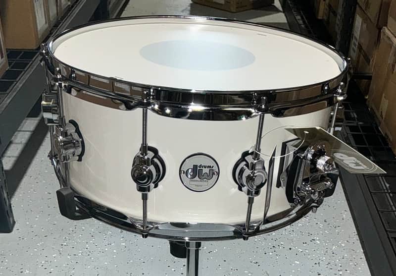 DW Design Series Snare Drum - 6 x 14-inch - Gloss White