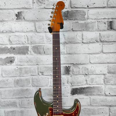 Fender Custom Shop Limited Edition Roasted 1960 Strat Super Heavy Relic, Aged Olive Green image 4
