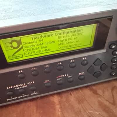E-MU Systems E5000 Ultra Rack mount 64-Voice Polyphonic Sampler - with 128GB ZuluSCSI USB-C 2026, 128GB Internal SSD, 128MB Sound Memory (1999) image 3