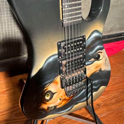 Kramer Nightswan Al Pitrelli 1990 - Dennis Kline Custom Alice Cooper image 7