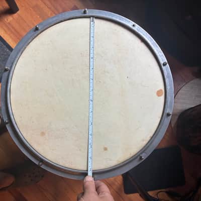 Vintage snare drum. 3.5x14.25 1900s - Mahogany image 14