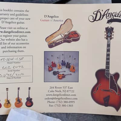 D'Angelico Excel Semi - Hollow Body 2010s - Vintage Sunburst image 14