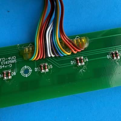 M-AUDIO Axiom 49 MIDI Keyboard Part: Function Buttons PCB Contact Board image 7