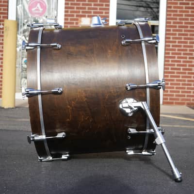 Yamaha/Japan Maple Custom Absolute Series ABD1524T 18x24" Maple Bass Drum - Vintage Black Oil Finish image 5