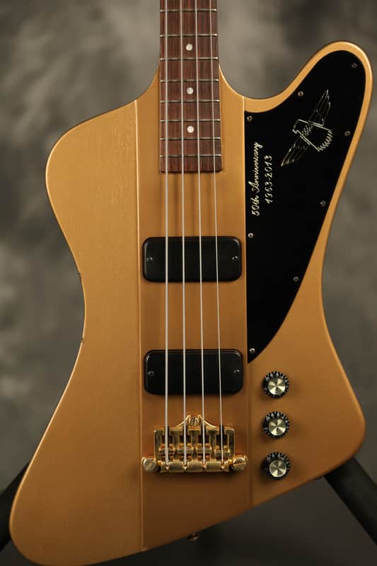2013 Gibson 50th Anniversary Thunderbird Bass Bullion Gold image 1
