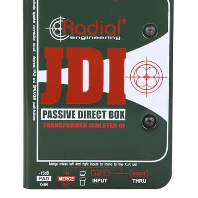 Radial JDI - Jensen Equipped 1 Channel Passive Mono Instrument Direct Box with Jensen Transformer and Rugged image 1