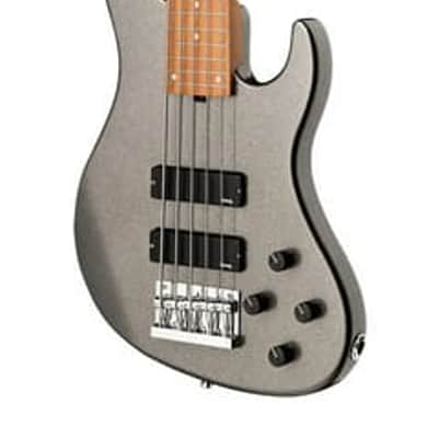 Sadowsky MetroExpress 5-String 24-Fret Modern Bass Roasted Maple Fingerboard 5-String Solid Silver Metallic High Polish image 8