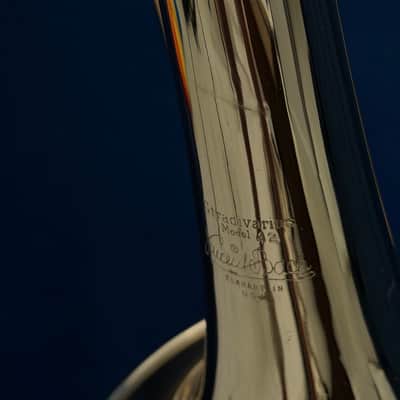 Bach 42BO Stradivarius Series Tenor Trombone with Open Wrap F Attachment Standard Rotor Valve - Clear Lacquered Brass image 3