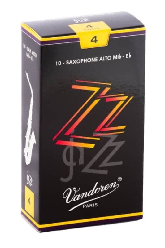 Vandoren SR414 Alto Sax ZZ Reeds Strength 4; Box of 10 image 1